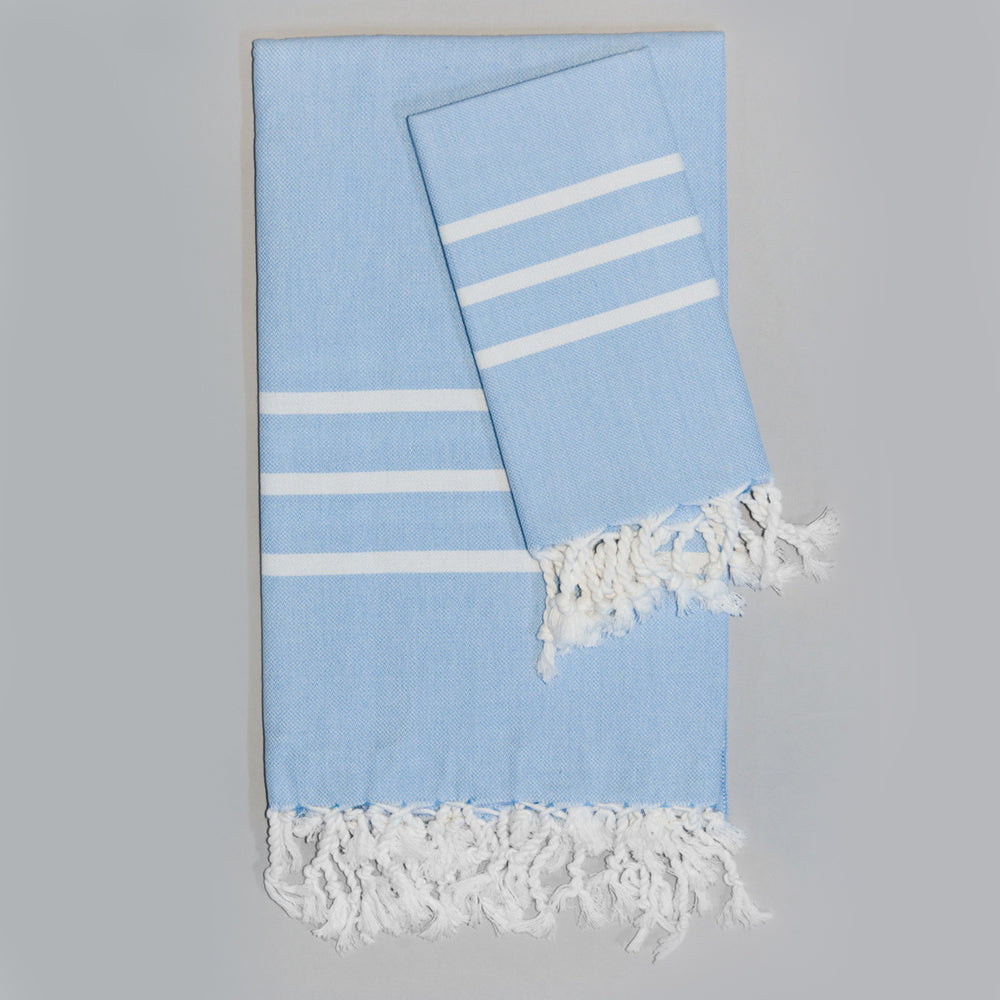 Light Blue Bath Towel – Antiochia Collection