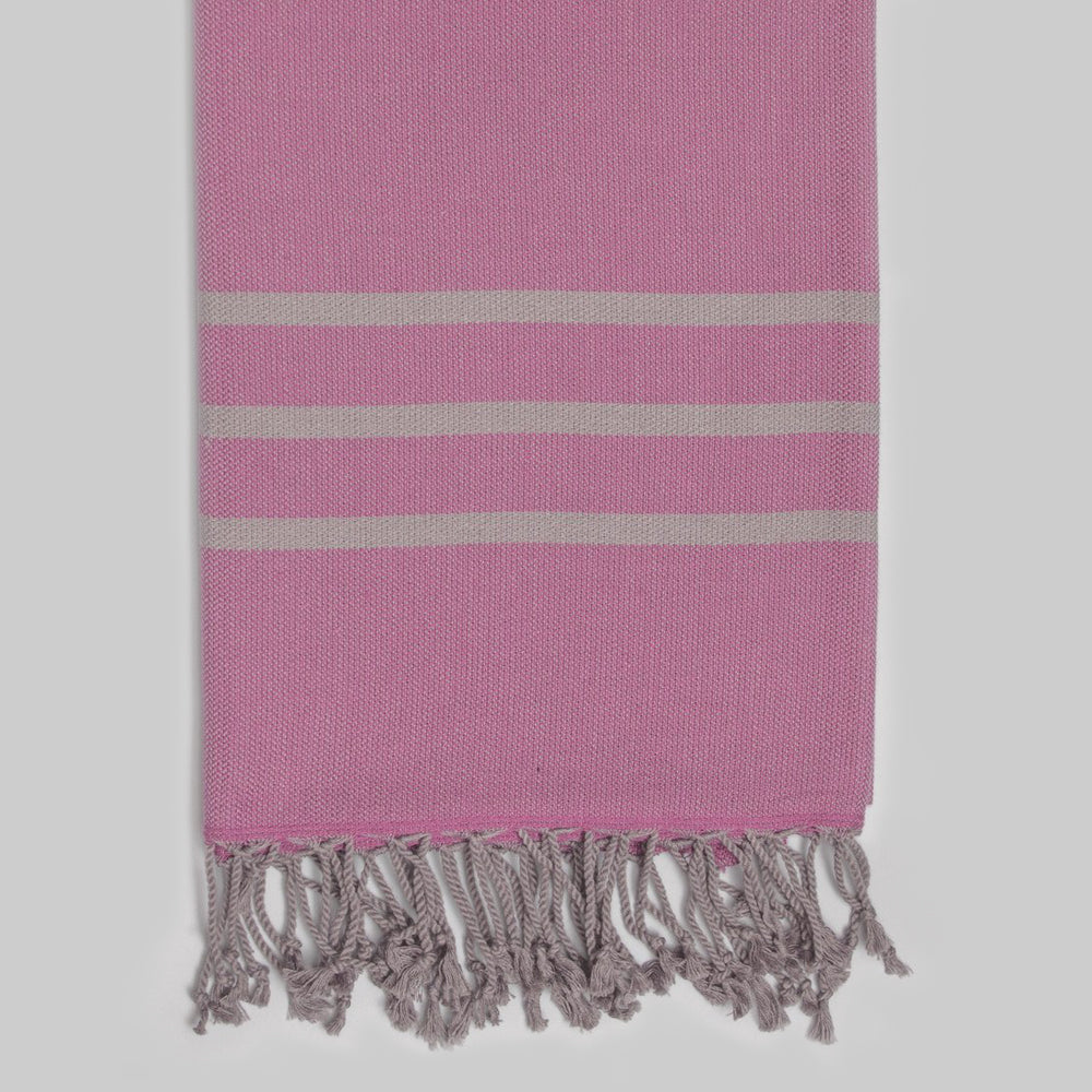 Fuchsia Bath Towel – Antiochia Grey Collection