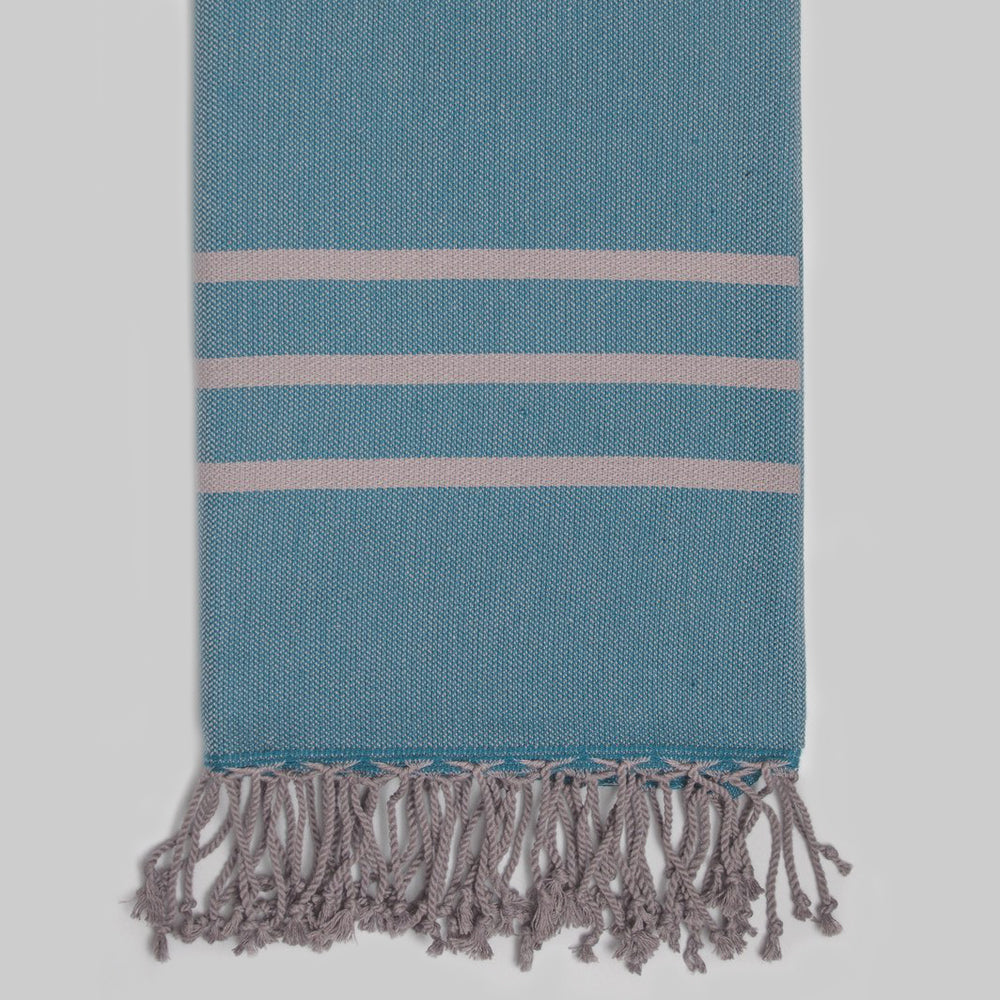 Teal Bath Towel – Antiochia Grey Collection