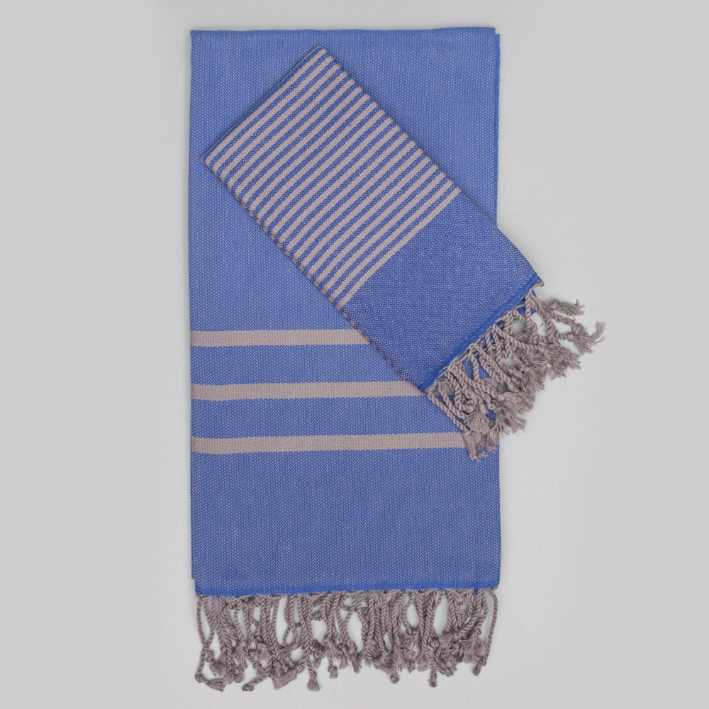 Blue Hand Towel – Antiochia Grey Collection