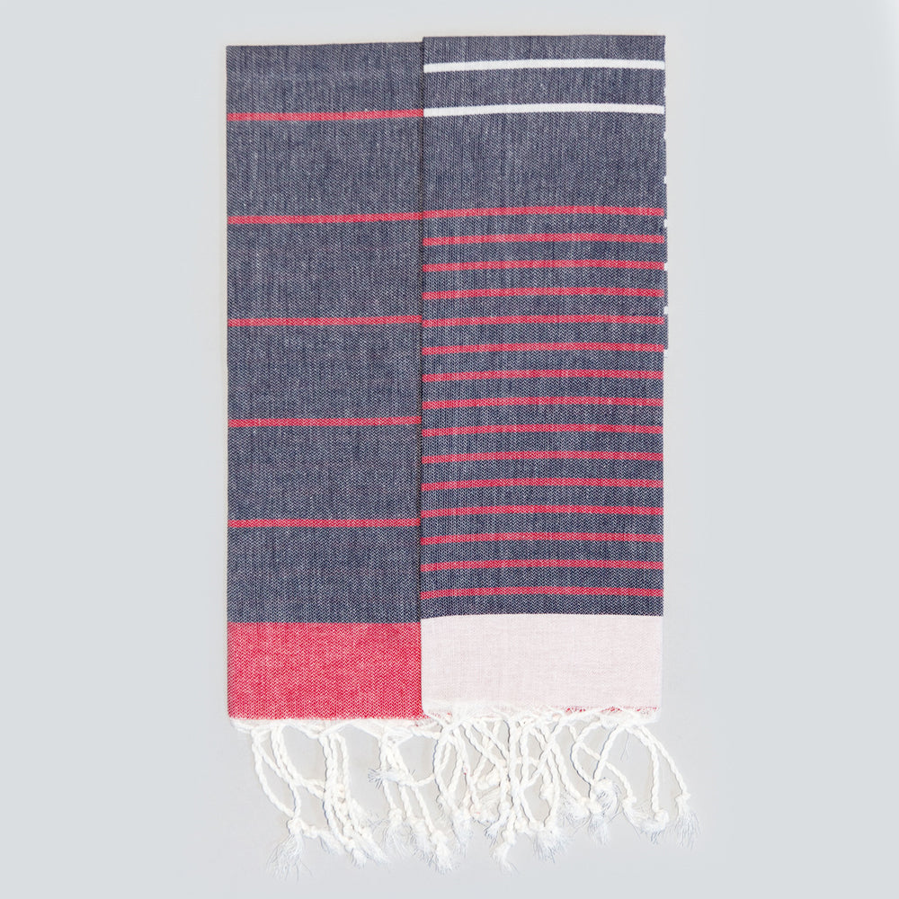 Navy Hand Towel – Knidos Collection