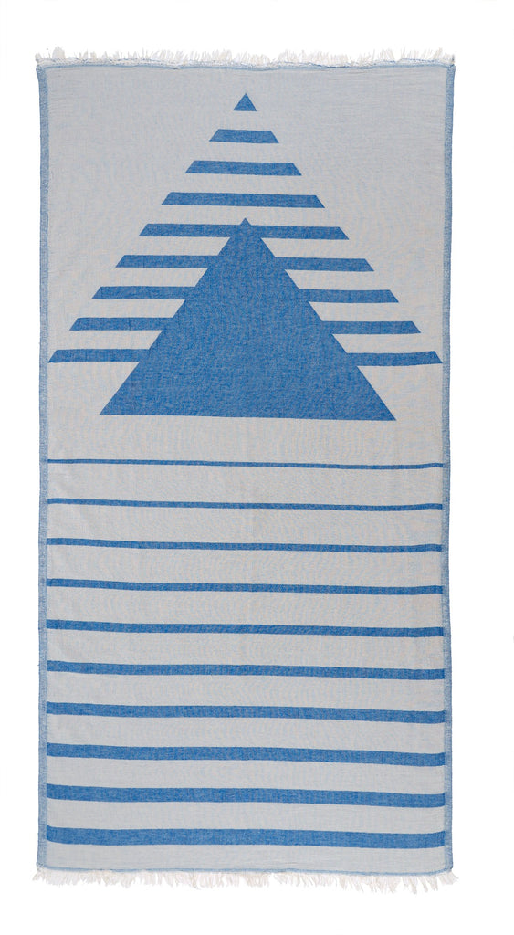 Royal Blue Beach Towel – Sail Flat Weave