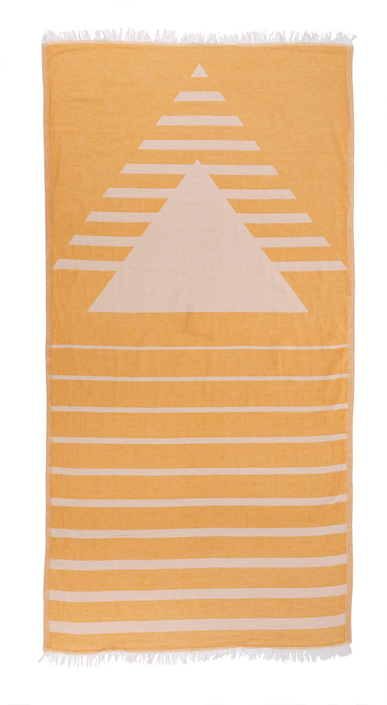 Yellow Beach Towel – Sail Flat Weave