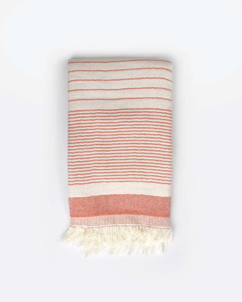 Nova Collection Hand Towel - Coral