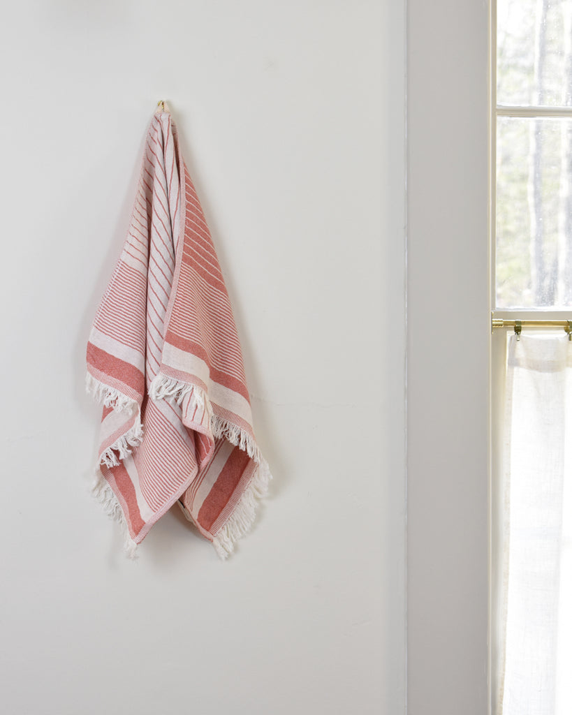 Nova Collection Hand Towel - Coral