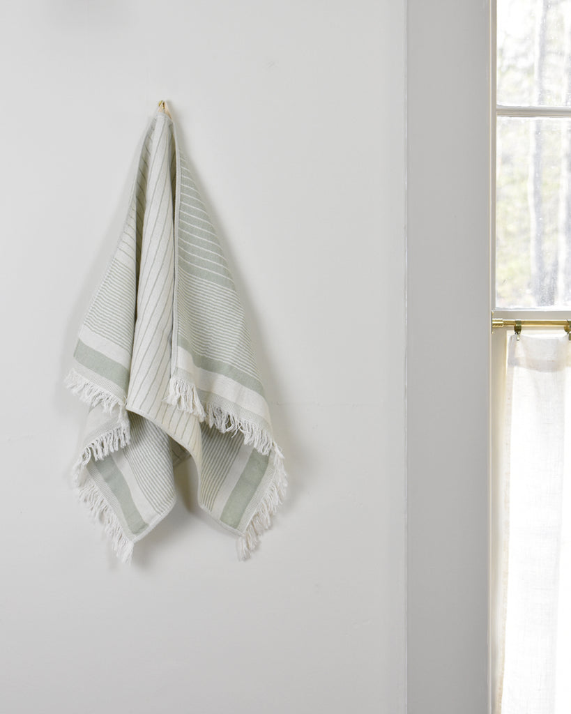 Nova Collection Hand Towel - Light Green