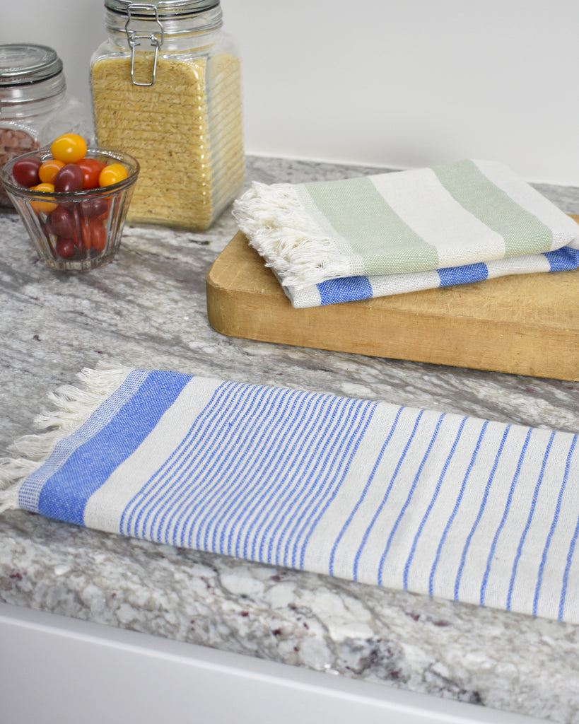 Nova Collection Hand Towel - Royal Blue Green