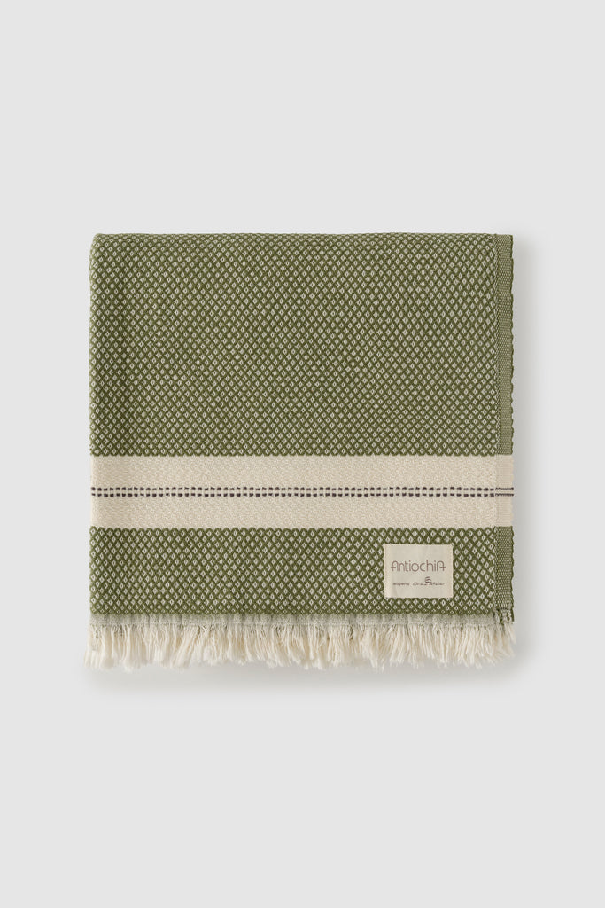 Hazel Collection Throw - Green