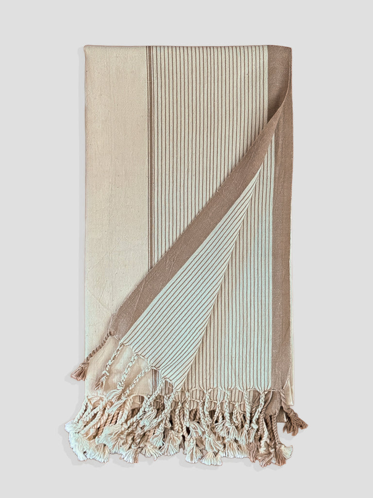 Ecru Beige Bath Towel - Valley Collection