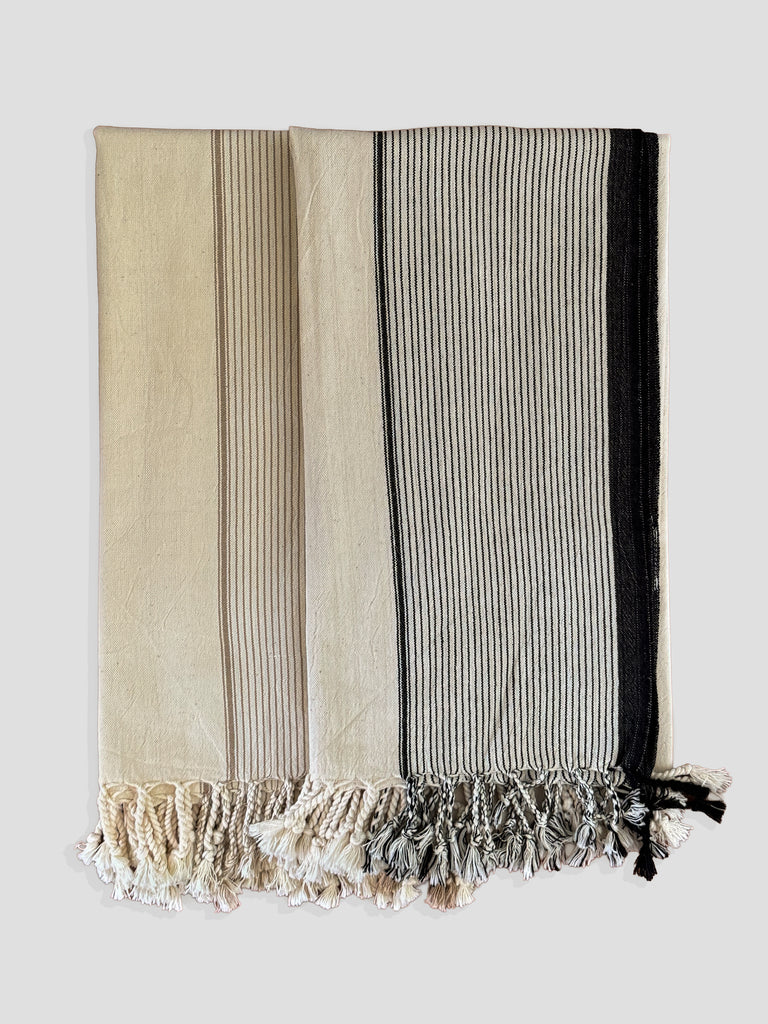 Ecru Beige Bath Towel - Valley Collection