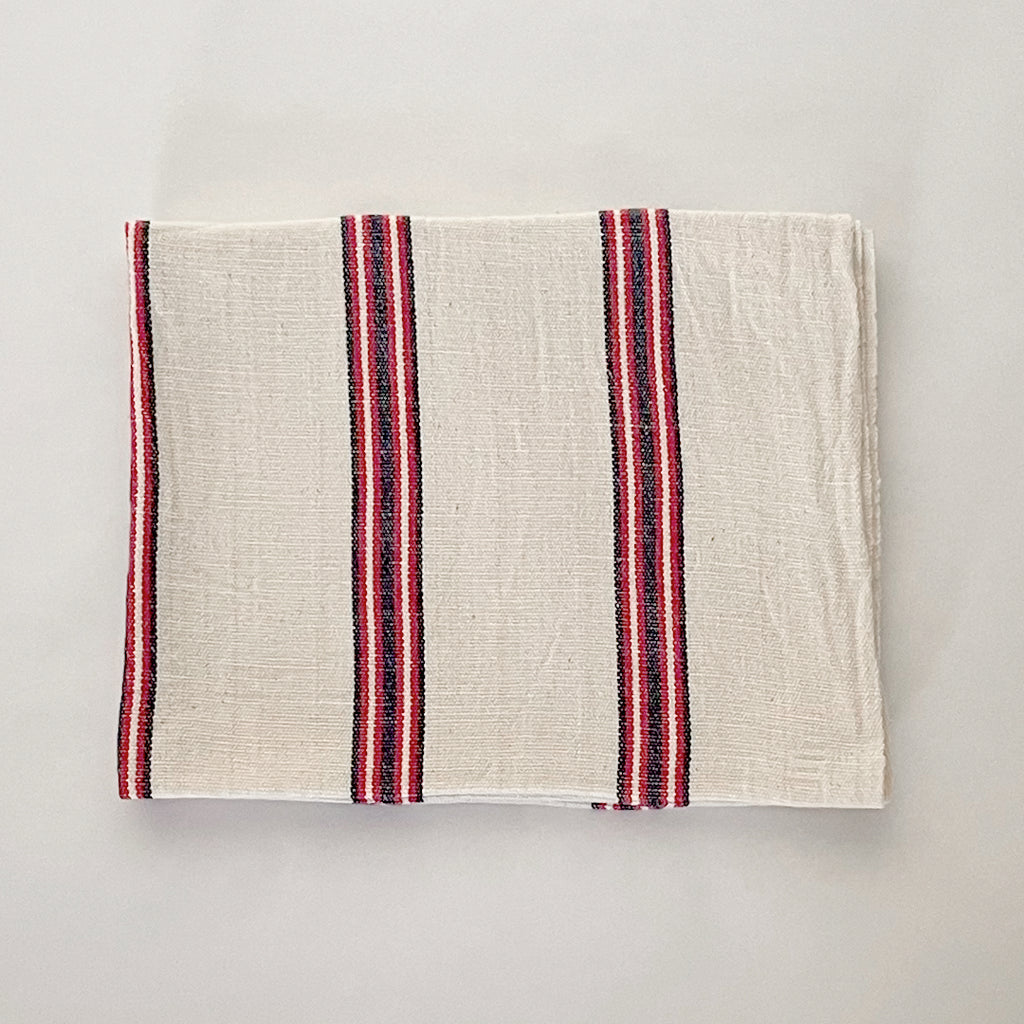 Casa Collection Hand Towel - Ecru Red