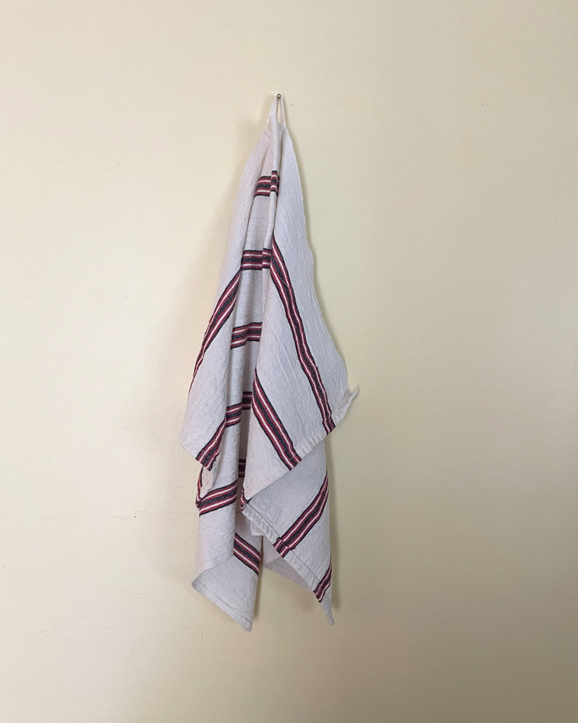 Casa Collection Hand Towel - Ecru Red
