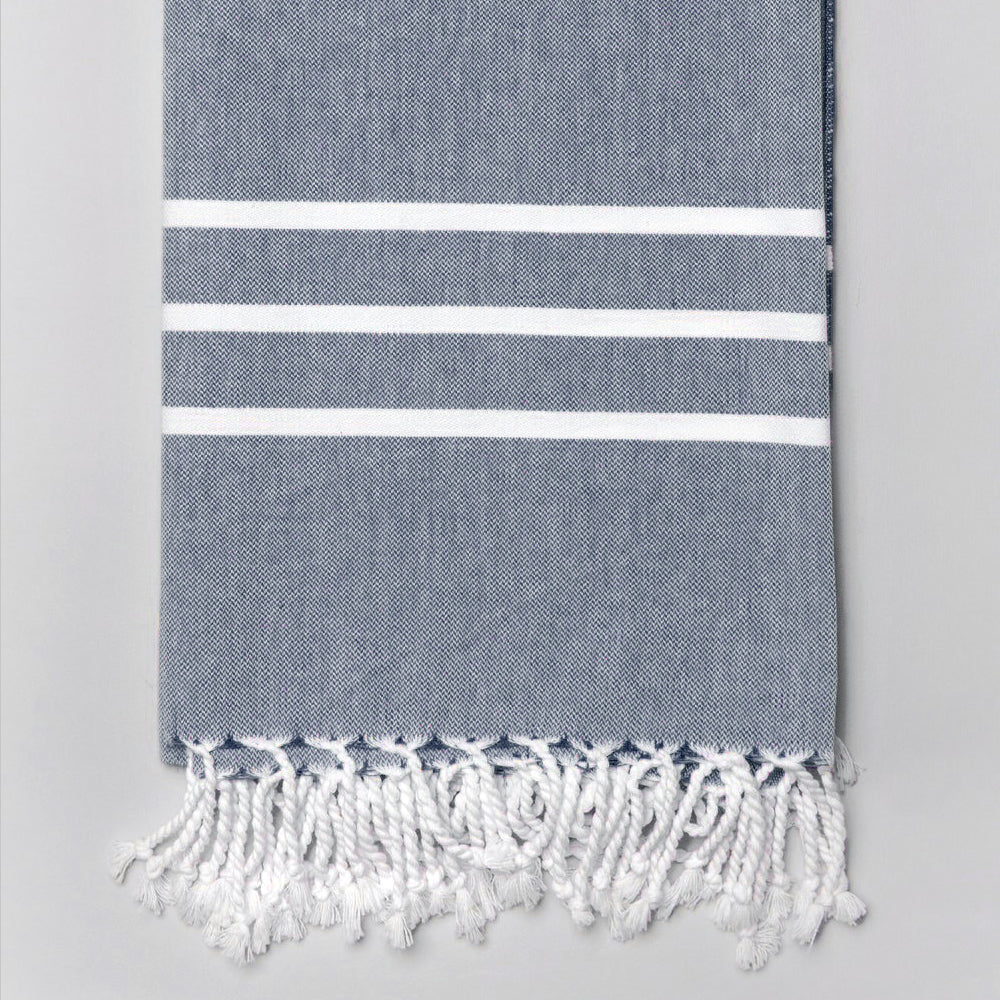 Navy Bath Towel – Antiochia Collection