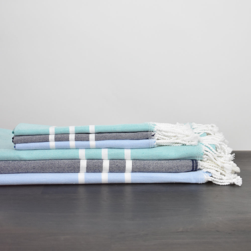 Navy Bath Towel – Antiochia Collection