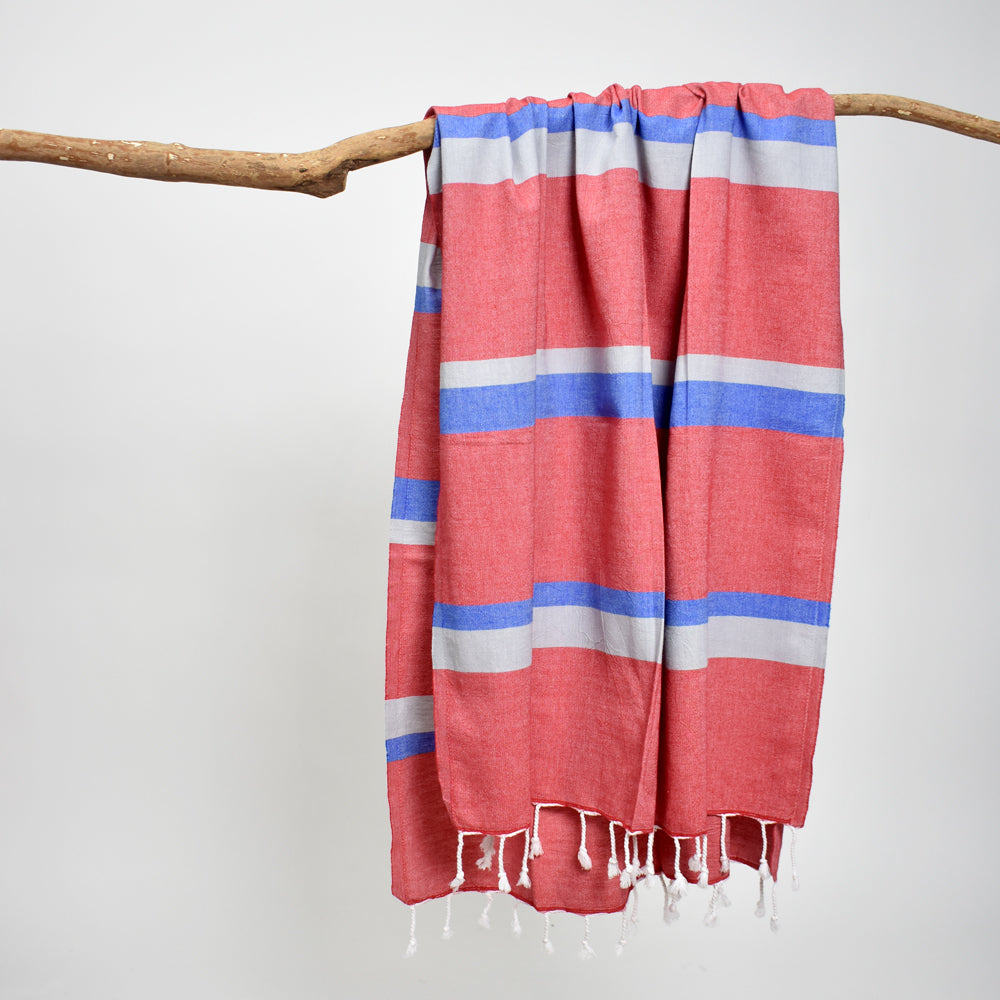 Red Bath Towel – Knidos Collection
