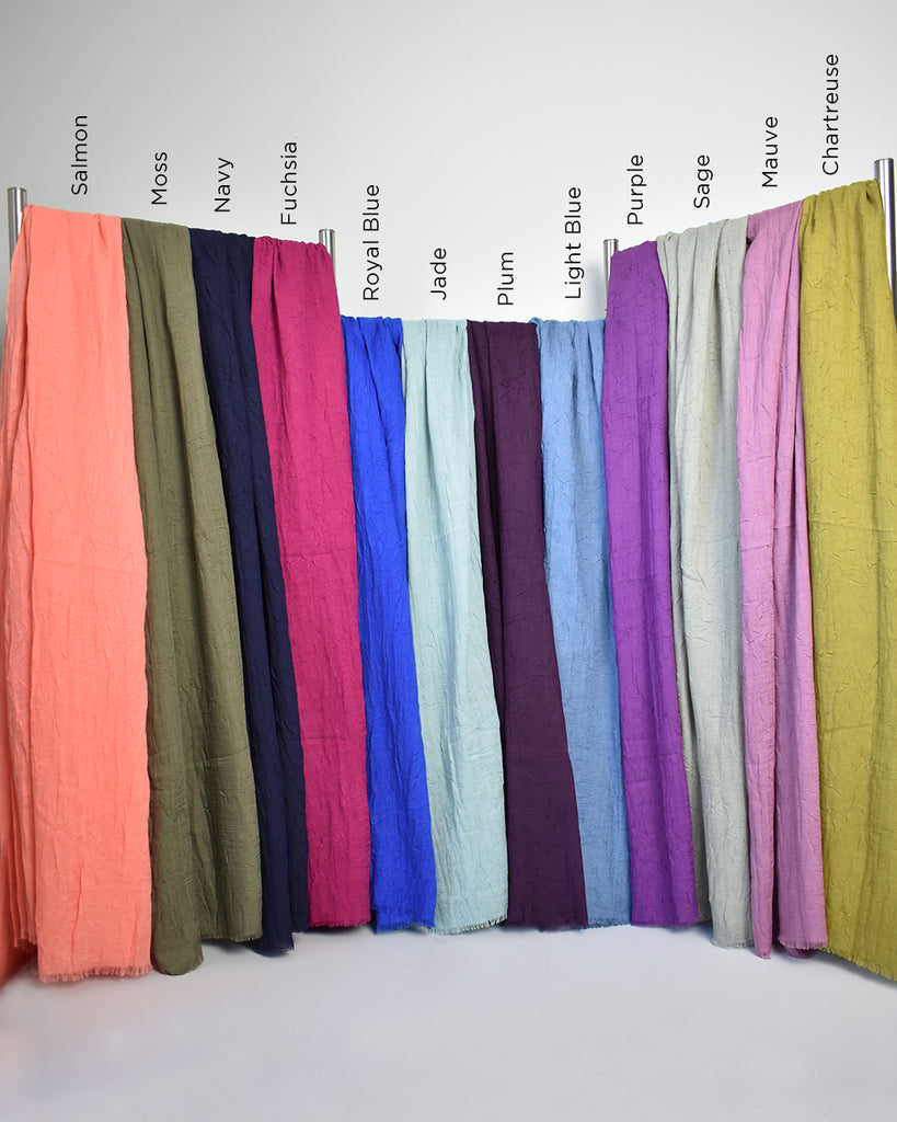 Crinkle Scarf – Fuchsia
