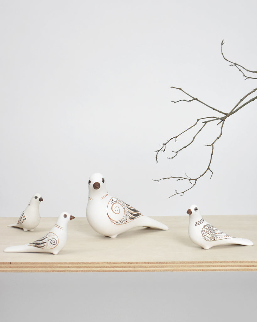 Hand Painted Birds