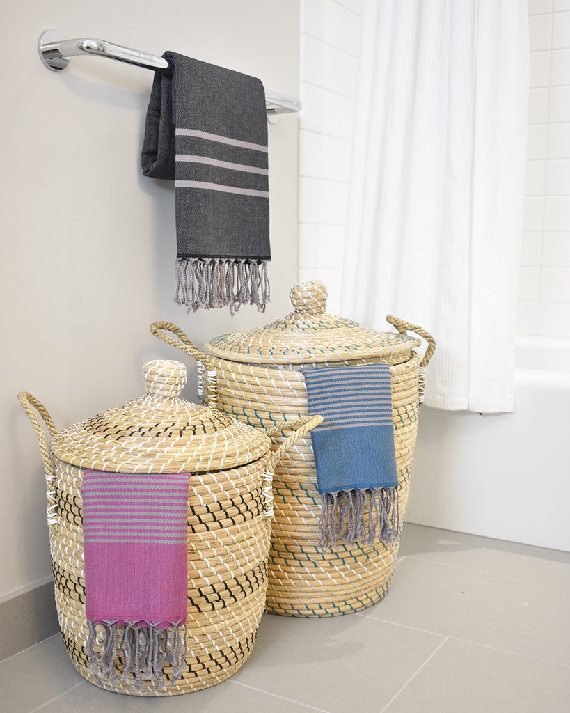 Dark Grey Bath Towel – Antiochia Grey Collection